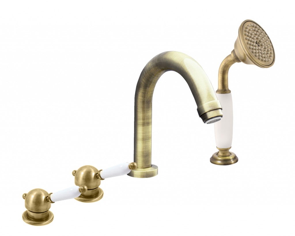 RAV Slezák - Vodovodné batérie vaňová LABE - STARÁ MOSADZ, Farba: stará mosadz, Rozmer: 1/2 '' L562.5PSM