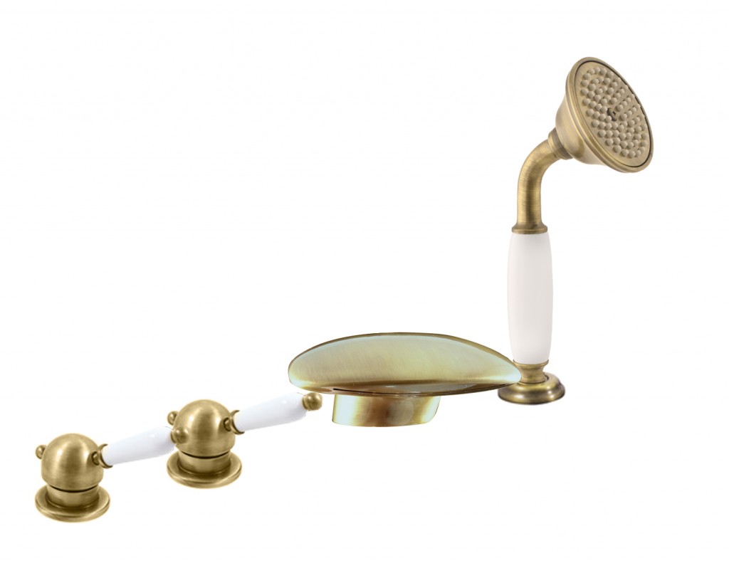 RAV Slezák - Vodovodné batérie vaňová LABE - STARÁ MOSADZ, Farba: stará mosadz, Rozmer: 1/2 '' L570.5PSM