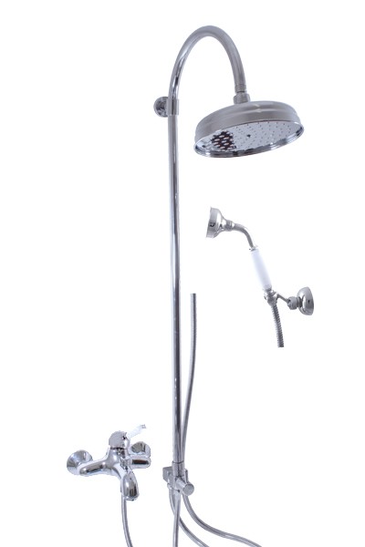 RAV Slezák - Vodovodné batérie vaňová LABE s hlavovou a ručnou sprchou, Farba: chróm, Rozmer: 150 mm L554.5 / 3