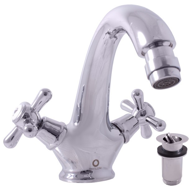 RAV Slezák - Vodovodné batérie bidetová MORAVA RETRO, Farba: chróm, Rozmer: 1/2 '' MK143.5