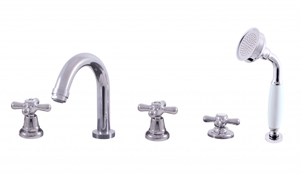 RAV Slezák - Vodovodné batérie vaňová MORAVA RETRO, Farba: chróm, Rozmer: 1/2 '' MK162.5P