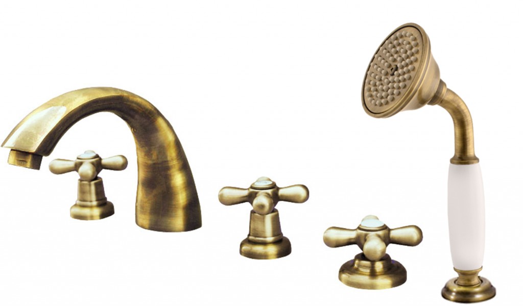 RAV Slezák - Vodovodné batérie vaňová MORAVA STARÁ MOSADZ, Farba: stará mosadz, Rozmer: 1/2 '' MK169.5PSM