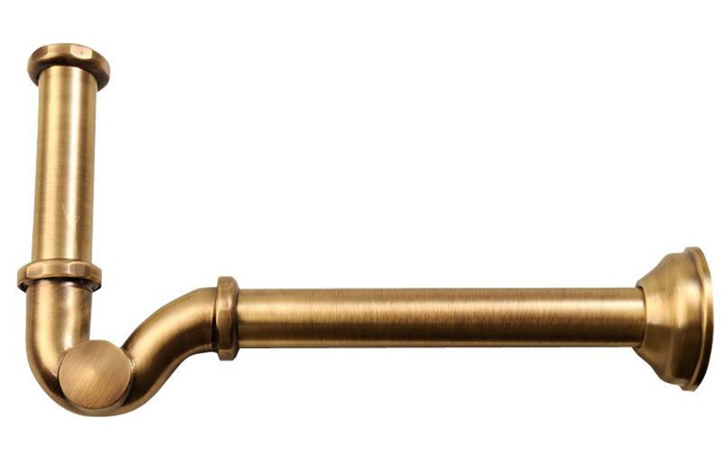 SAPHO - Bidetový sifón 5/4", odpad 32, bronz 9606