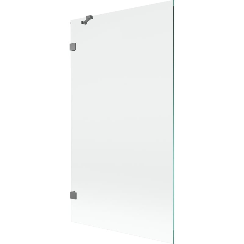 MEXEN/S - Lunar vaňová zástena FIX 100 x 150, transparent, grafit metal 897-100-000-95-00