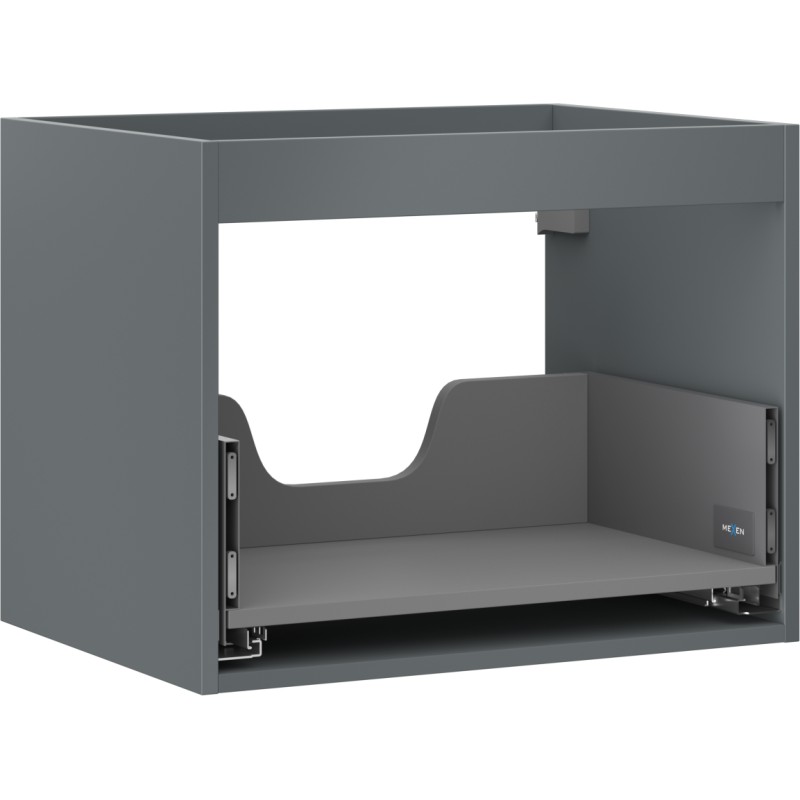 MEXEN - Box-A skrinka pre umývadlo 60, 1 šuplík, grafit mat 91AX0-0600-470-1-66