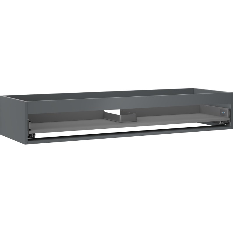 MEXEN - Box-A skrinka pre umývadlo 140, 1 šuplík, grafit mat 91AX0-1400-235-1-66