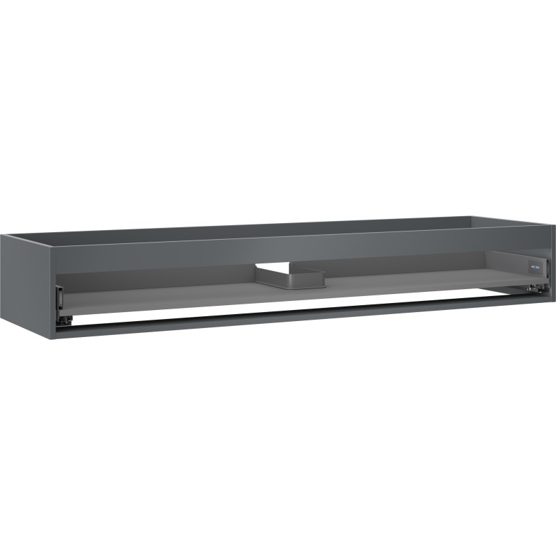 MEXEN - Box-A skrinka pre umývadlo 160, 1 šuplík, grafit mat 91AX0-1600-235-1-66