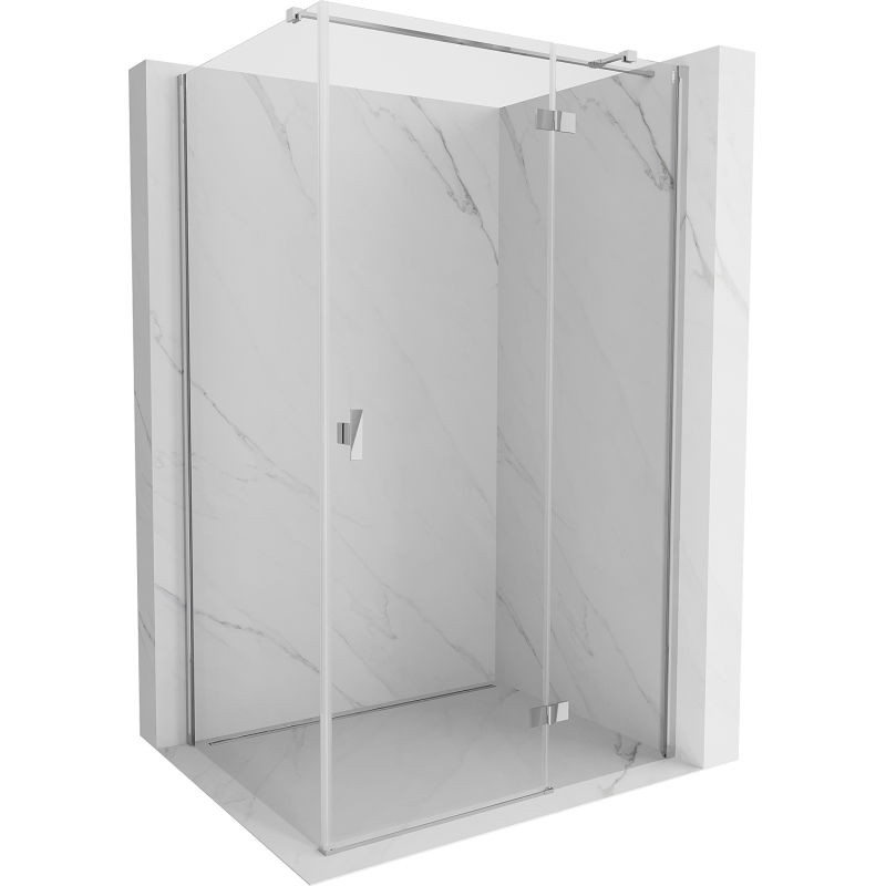 E-shop MEXEN/S - Mist HT sprchovací kút dvere krídlové pravá 75 x 95, transparent, chróm 8A5T-075-095-01-00-P