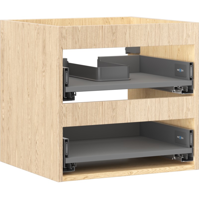 MEXEN - Box-A skrinka pre umývadlo 50, 2 zásuvky, dub 91AX0-0500-470-2-81