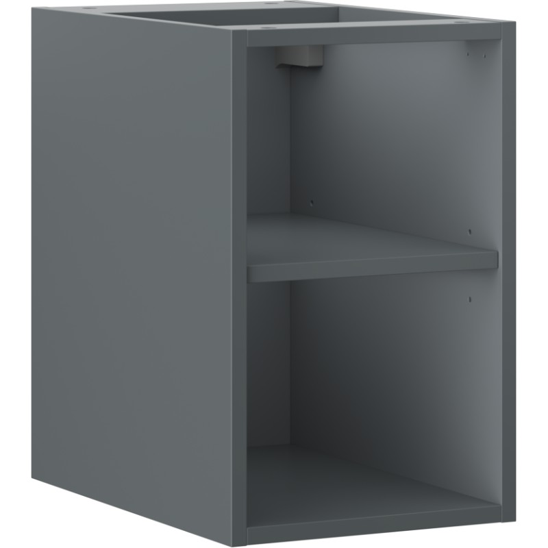 MEXEN - Box-A otvorená skrinka s policou 30, grafit mat 91AX2-0300-470-0-66