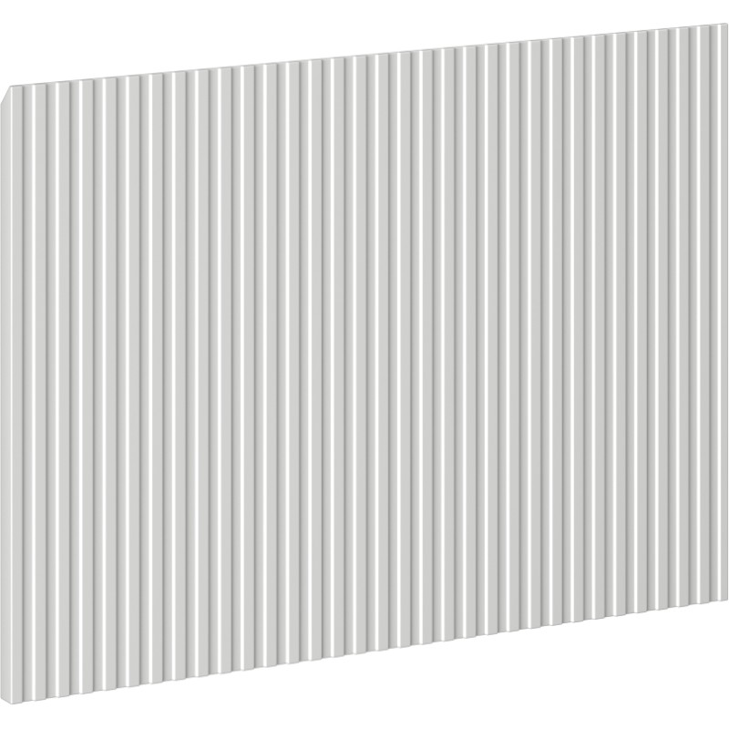 MEXEN - Rivel čelo pre kúpeľňovú skrinku reliéf 70 x 43,5, šedý mat 91A20-0700-470-1-62