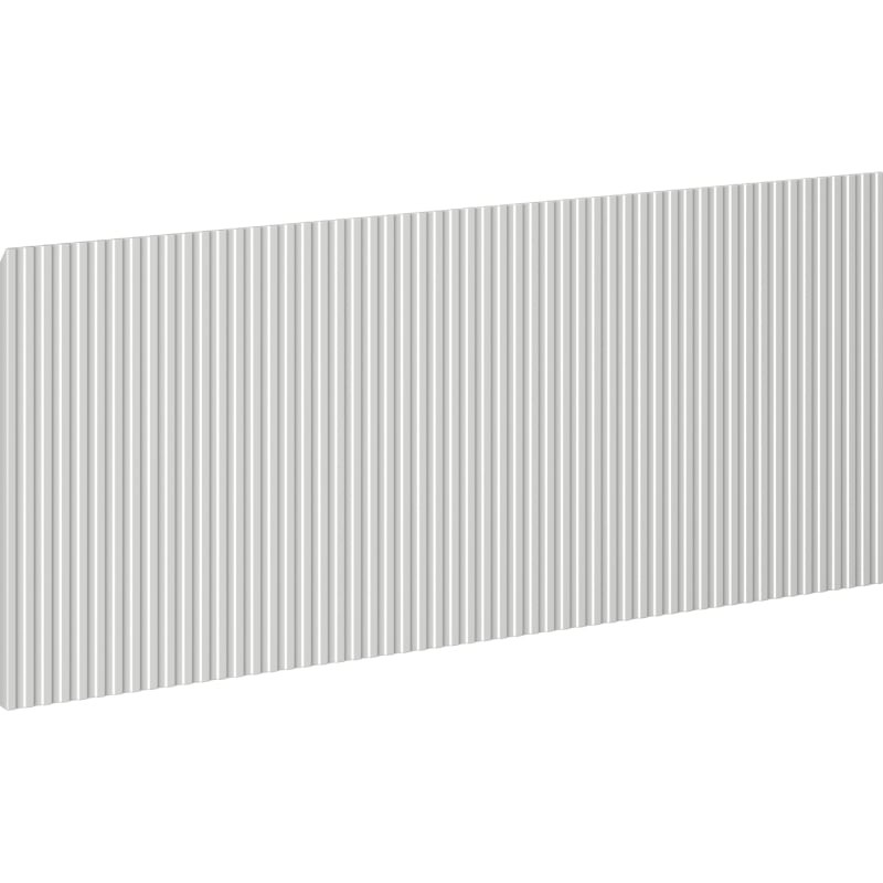 MEXEN - Rivel čelo pre kúpeľňovú skrinku reliéf 120 x 43,5, šedý mat 91A20-1200-470-1-62