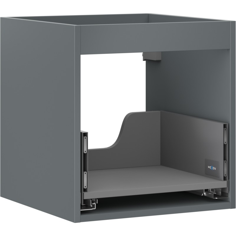 MEXEN - Box-A skrinka pre umývadlo 45, 1 šuplík, grafit mat 91AX0-0450-470-1-66