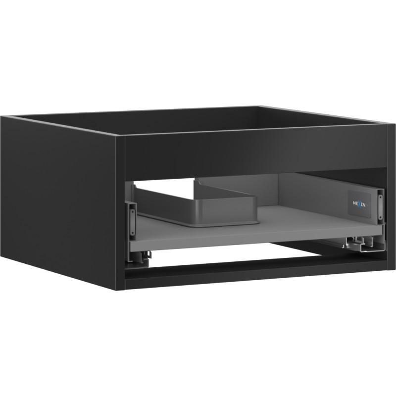 MEXEN - Box-A skrinka pre umývadlo 50, 1 šuplík, čierna mat 91AX0-0500-235-1-71