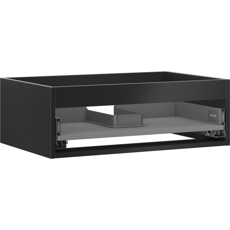 MEXEN - Box-A skrinka pre umývadlo 70, 1 šuplík, čierna mat 91AX0-0700-235-1-71