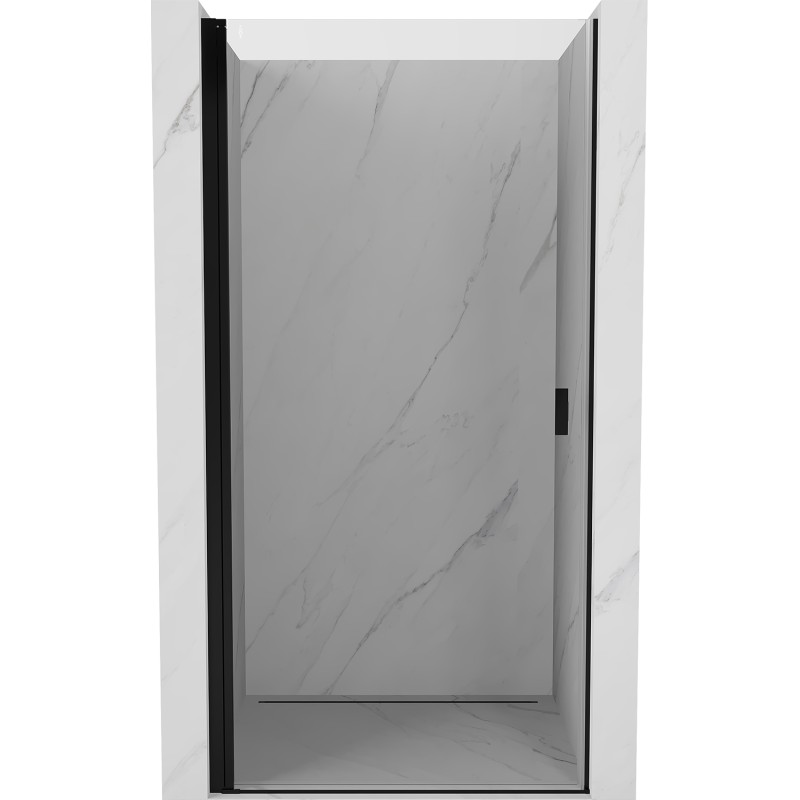 MEXEN - MIST dverná časť (1d) 100x200 cm 6mm čierna, číra 8A2-100-000-70-00