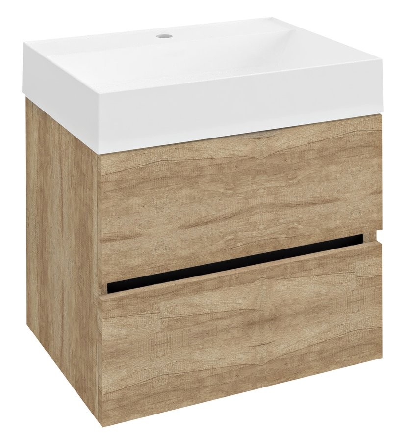 SAPHO - ODETTA umývadlová skrinka 57x50x43,5cm, dub Alabama DT060-2222