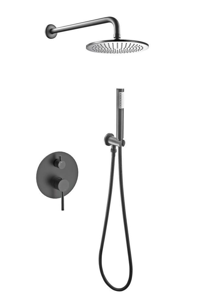 BESCO BESCO - Podomietkový sprchový set DECCO/ILLUSION I Grafitová BABPDIIGR