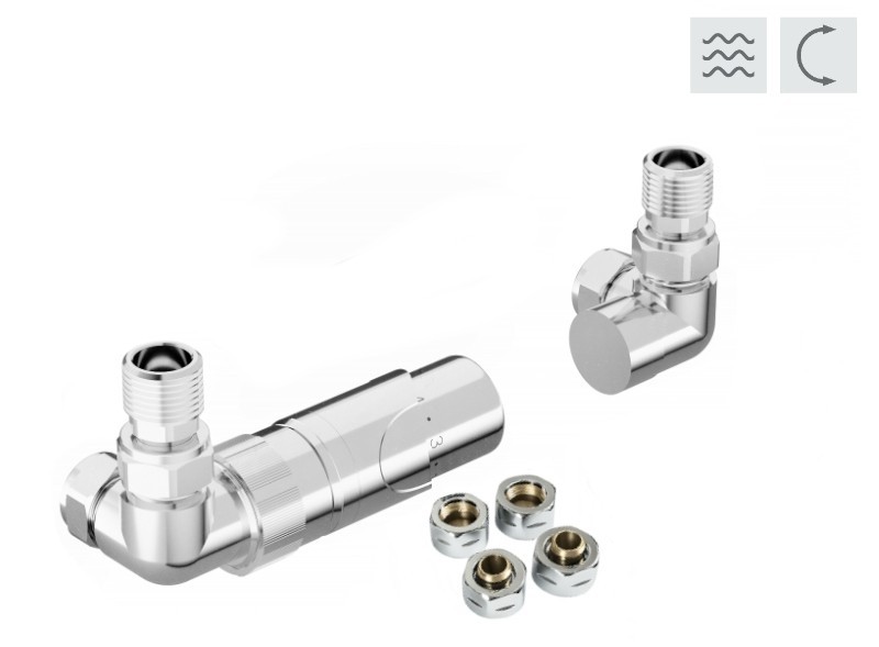 HOPA - PRIME-SADA, univerzálny rohový ventil - Farba - Chróm RDPRIMESADAC