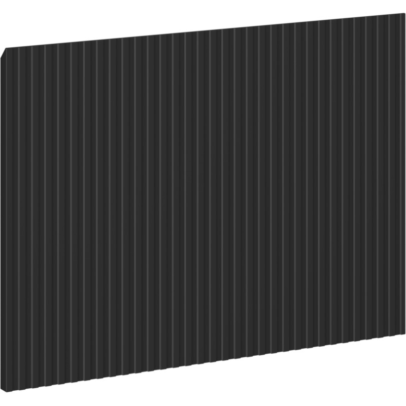 MEXEN - Rivel čelo pre kúpeľňovú skrinku reliéf 70 x 43,5, čierna mat 91A20-0700-470-1-71