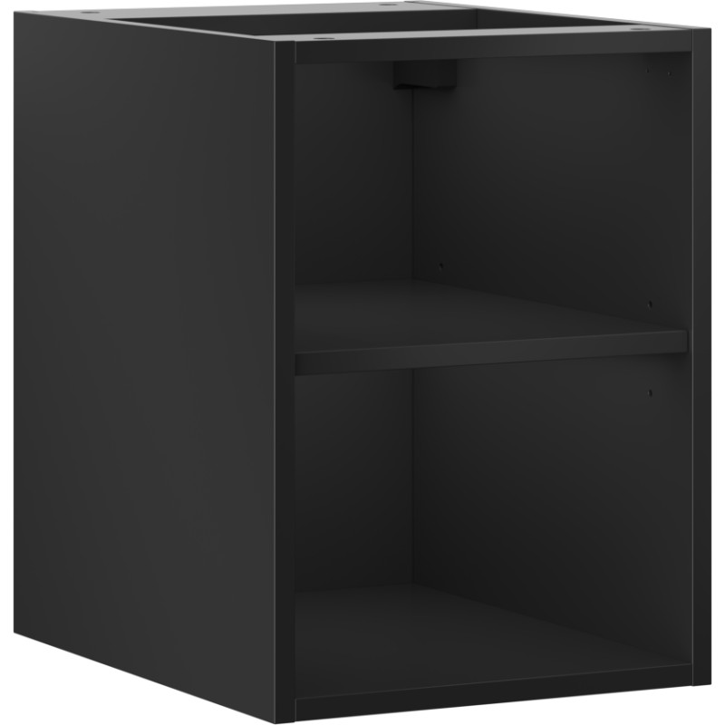 MEXEN - Box-A otvorená skrinka s policou 35, čierna mat 91AX2-0350-470-0-71