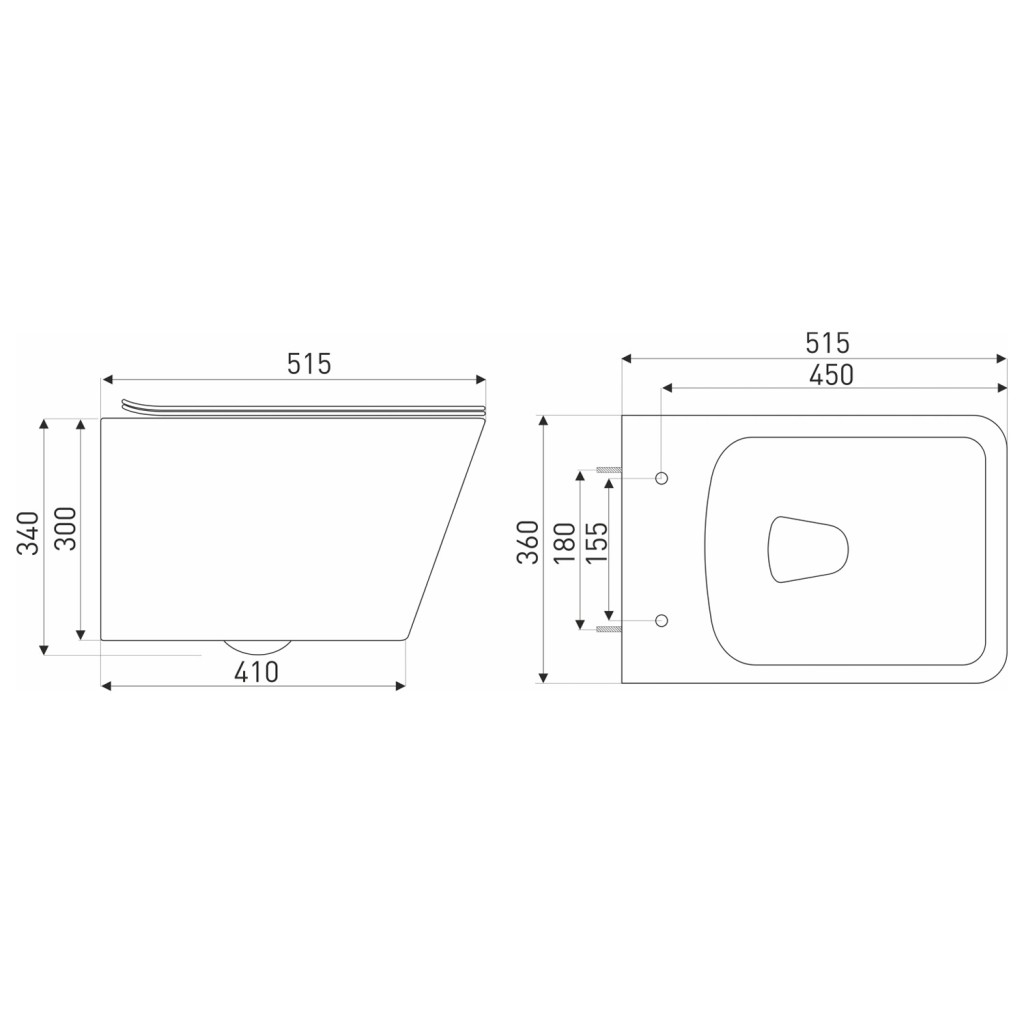 KERRA - Inštalačný set WC TINOS BLM/Adriatic BL 5907548116284