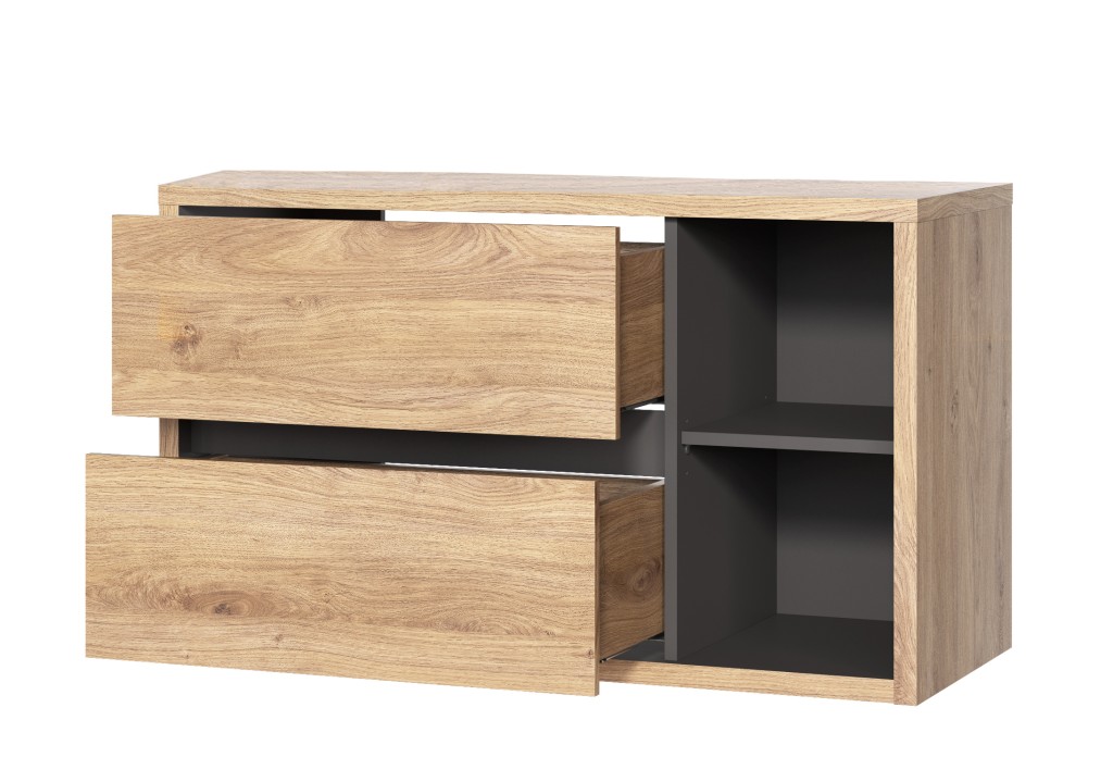 COMAD - Skrinka pod umývadlo 100cm 2 zásuvky DEVON 5907441299503