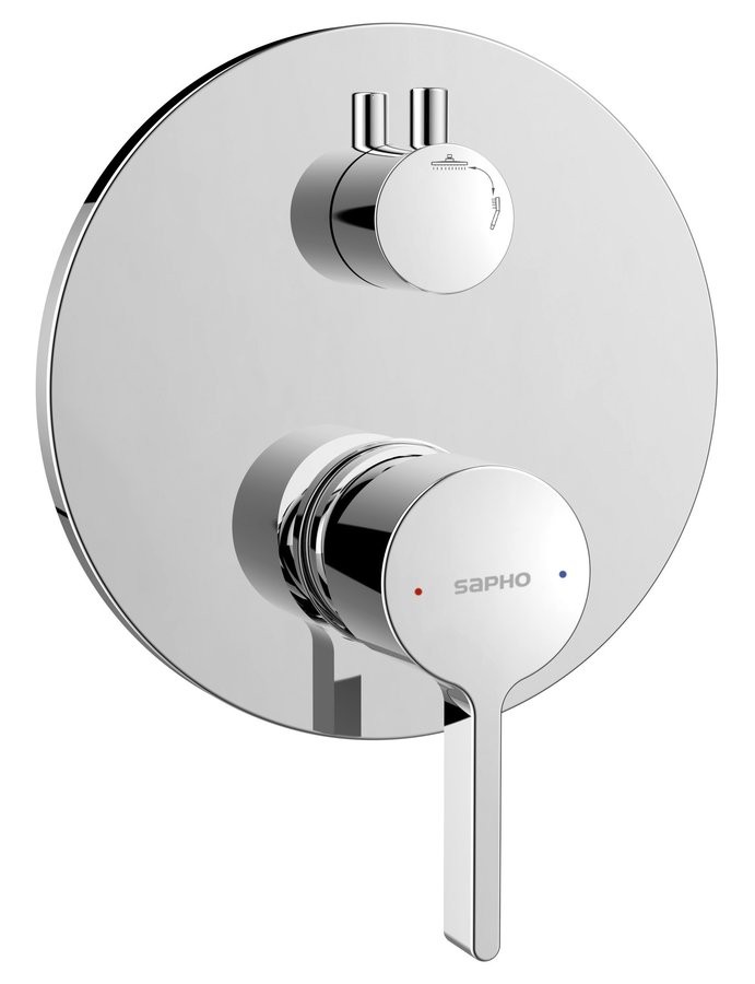 E-shop SAPHO - ICONIC podomietková sprchová batéria, 2 výstupy, chróm AF042
