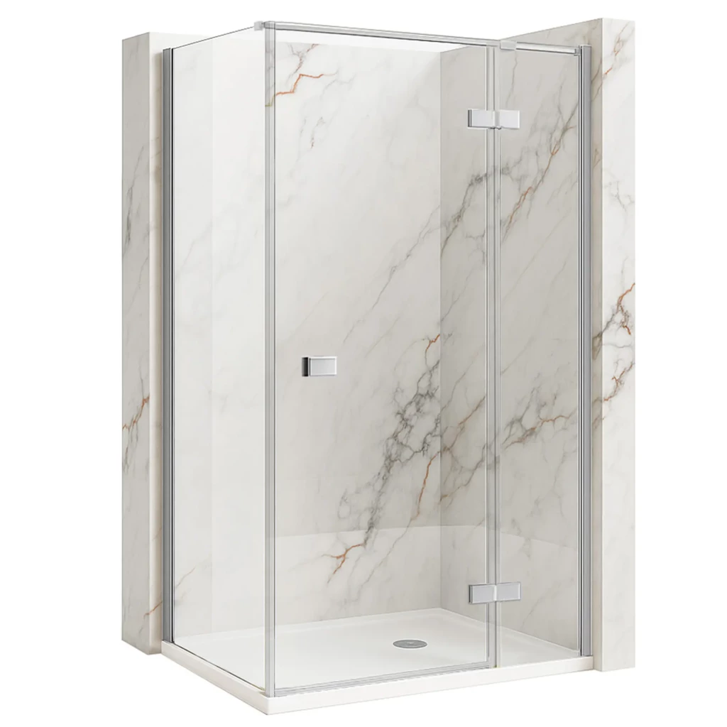 REA/S - Sprchovací kút Atlas 90x80 Chrome vpravo KPL-K4361