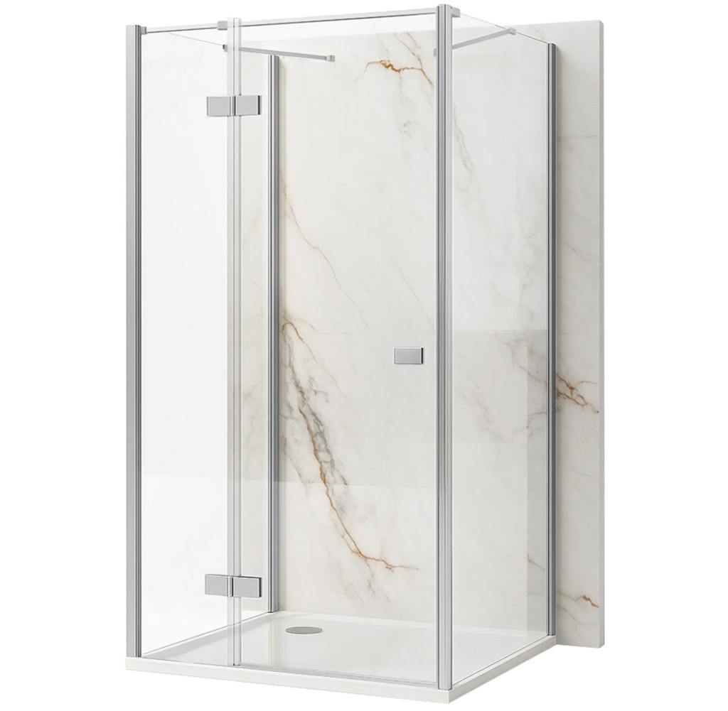 REA/S - Sprchovací kút Atlas 120x90 Chrome vľavo KPL-K4867