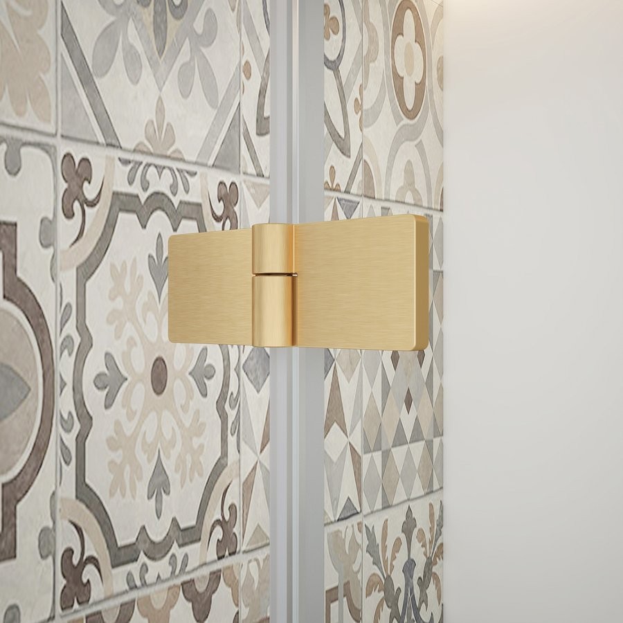 GELCO TRINITY GOLD štvorcový kút 1200x1200 ľavý, číre sklo, GT5612-12CL-G GT5612-12CL-G