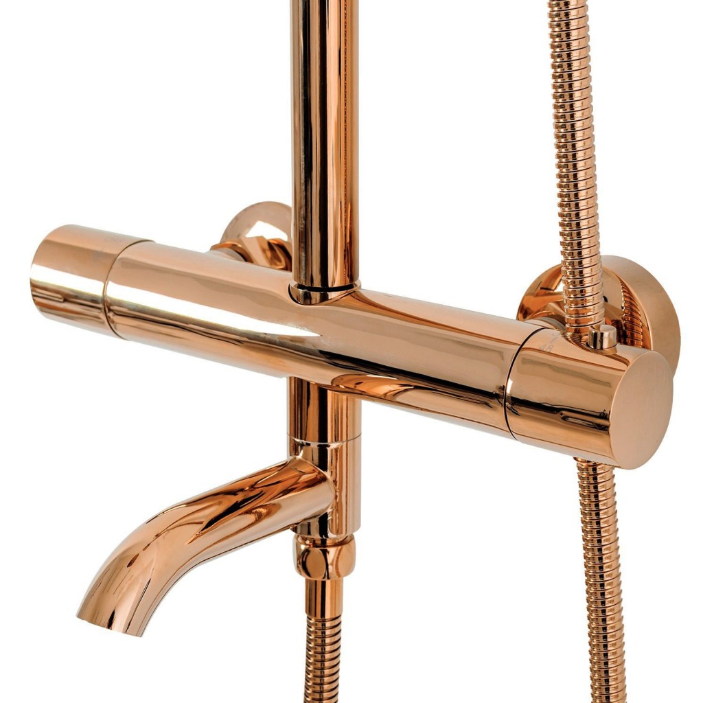 REA REA - Sprchový set s termostatom LUNGO Copper REA-P7997