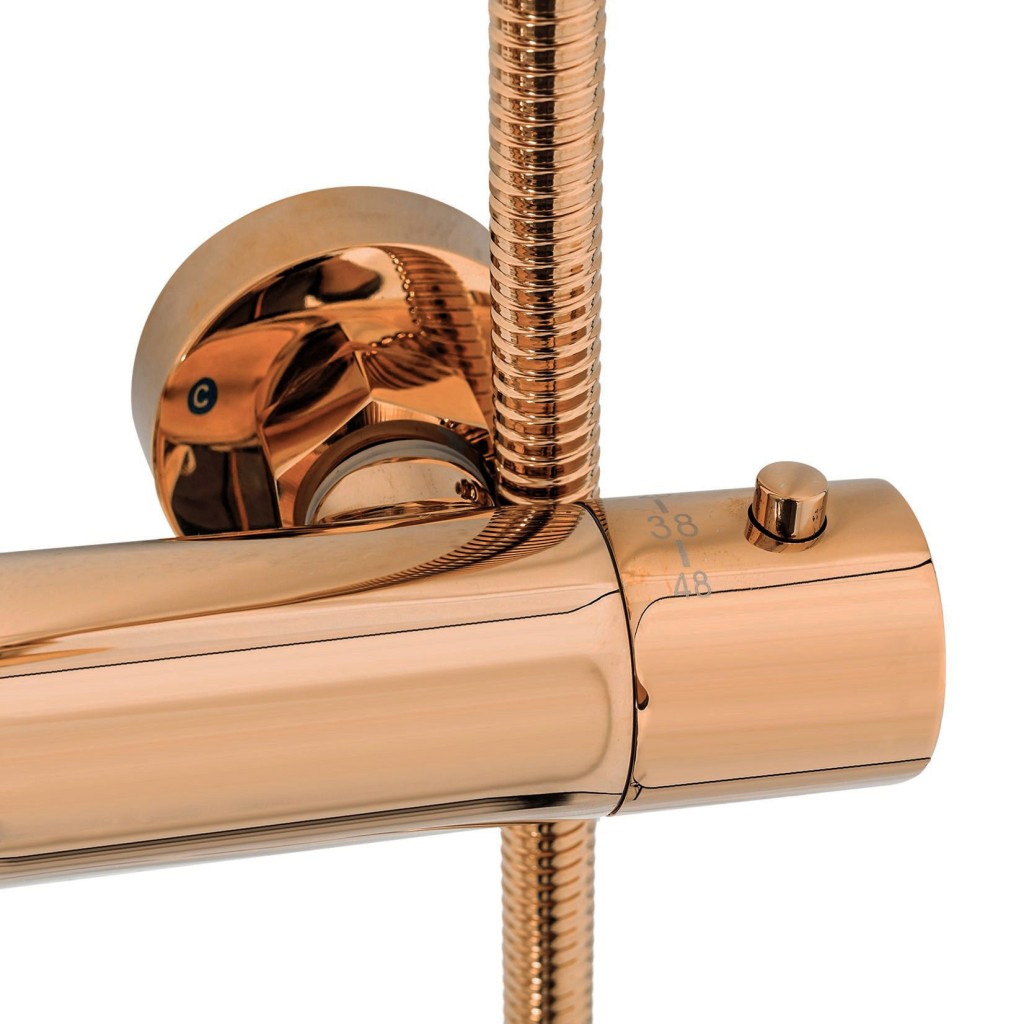 REA REA - Sprchový set s termostatom LUNGO Copper REA-P7997