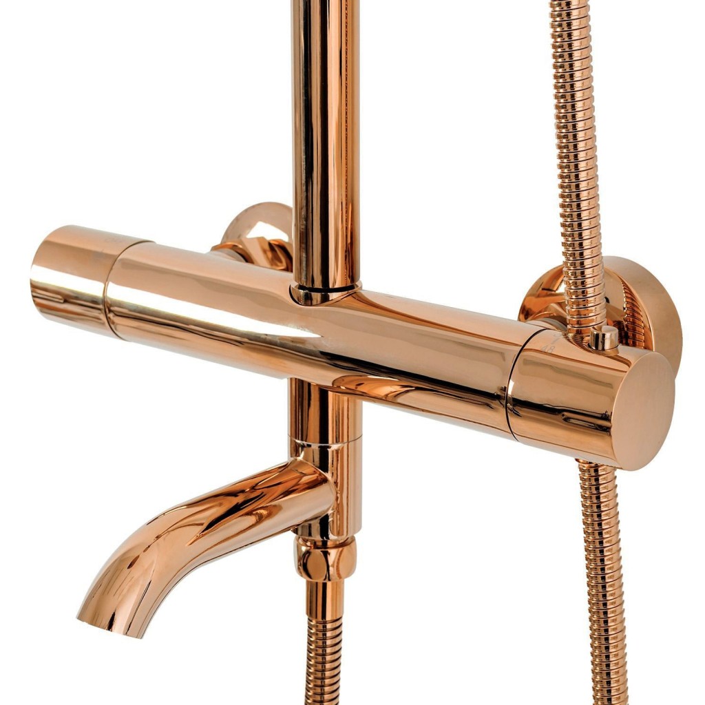 REA REA - Sprchový set s termostatom LUNGO Copper REA-P7997