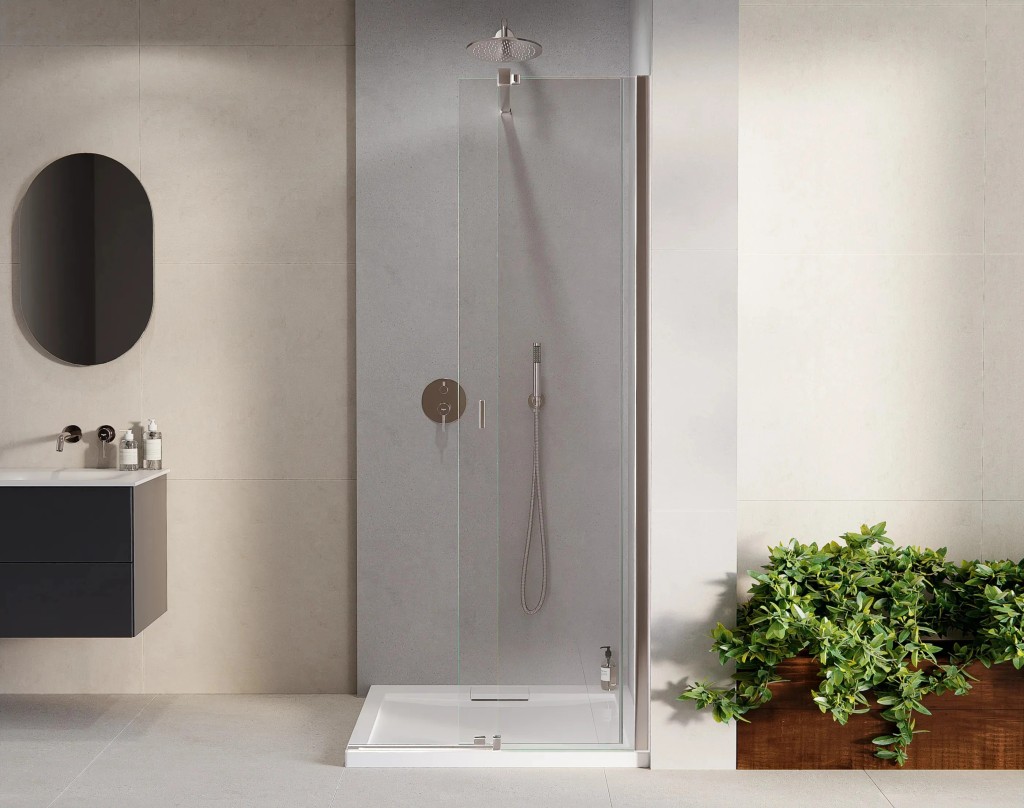 BESCO - Walk-in sprchovací kút VAYO - Farba rámu zásteny - Hliník chróm, Rozmer A - 100, Rozmer C - 200, Smer zatváranie - Univerzálny Ľavé / Pravé, Výplň - Číre bezpečnostné sklo - 8 mm BCVAYO100CC