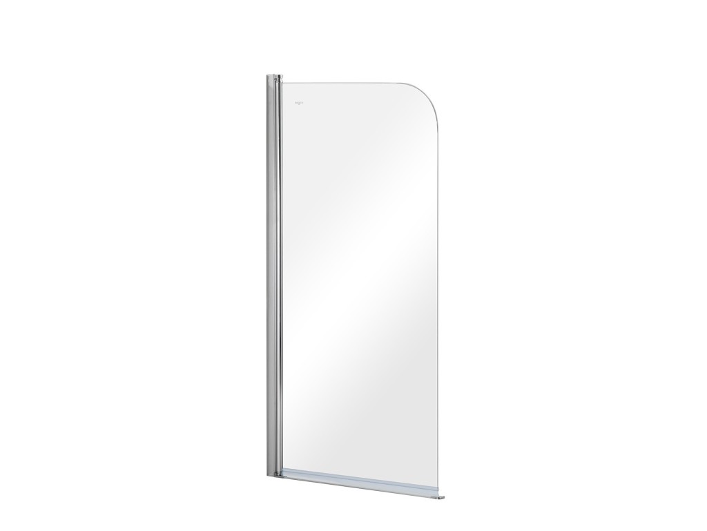 BESCO - Vaňová zástena PRIME 1 - FARBA rámu - Chróm / Leštený hliník (ALU), Rozmer A - 70 cm, Smer zatvárania - Univerzálne Ľavé / Pravé, Výplň - Číre bezpečnostné sklo - 5 mm BCPRIM70CC