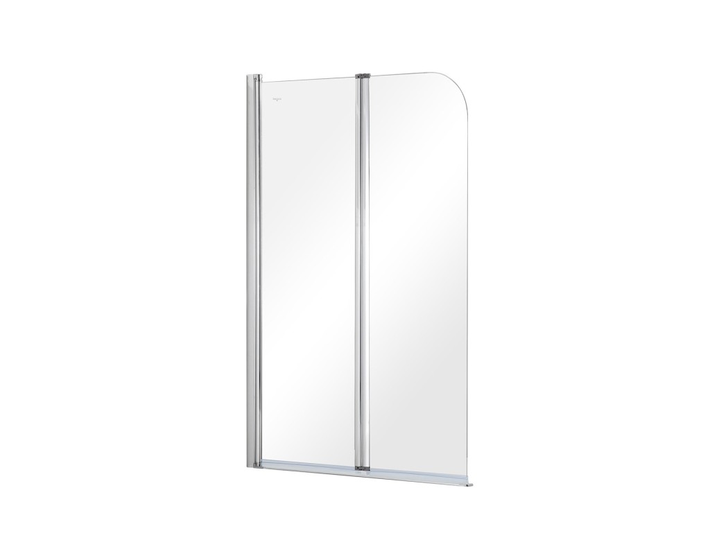 BESCO - Vaňová zástena PRIME 2 - FARBA rámu - Chróm / Leštený hliník (ALU), Rozmer A - 90 cm, Smer zatvárania - Univerzálne Ľavé / Pravé, Výplň - Číre bezpečnostné sklo - 5 mm BCPRIM90CC