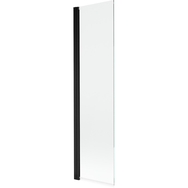 MEXEN - MIST vaňová zástena 50x150 cm 6mm 1-s, čierna, číra 8A9-050-001-70-00