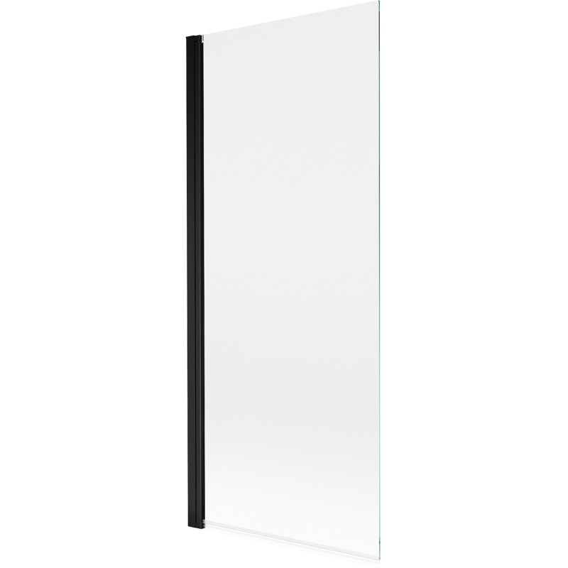 MEXEN - MIST vaňová zástena 80x150 cm 6mm 1-s, čierna, číra 8A9-080-001-70-00