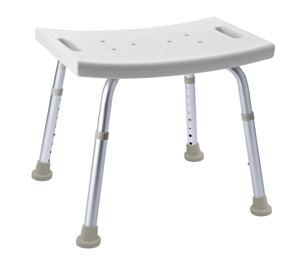 RIDDER - HANDICAP Kúpeľňová stolička, nastavitelná výška, biela (A00601101)