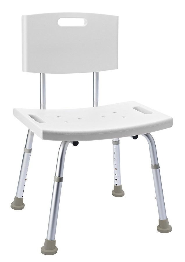 RIDDER - HANDICAP Stolička s operadlom, nastaviteľná výška, biela (A00602101)