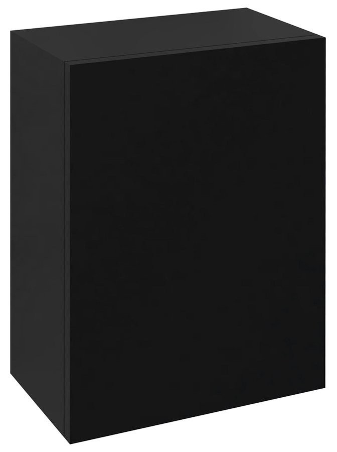 SAPHO - TREOS skrinka horná dvierková 35x50x22cm, ľavá/pravá, čierna matná (TS040-3535)