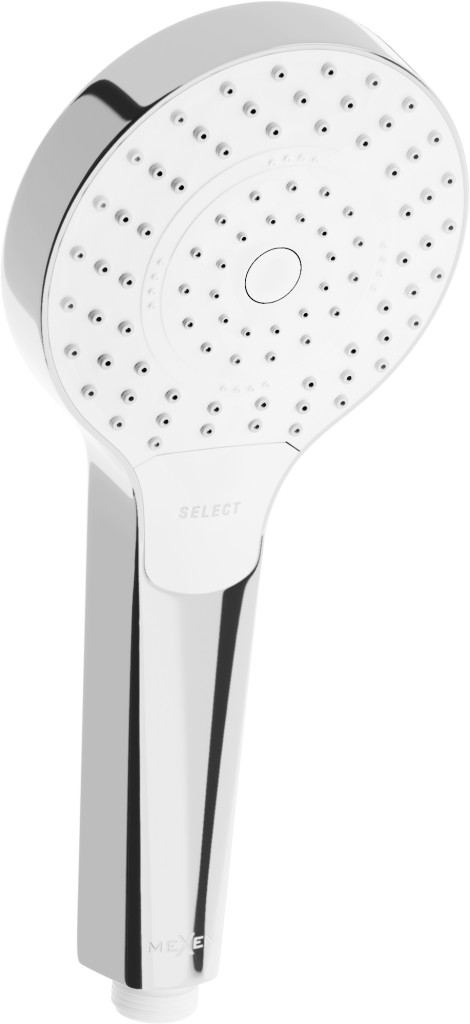 MEXEN - R-05 ručná sprcha 3-funkčná chróm/biela (79505-00)