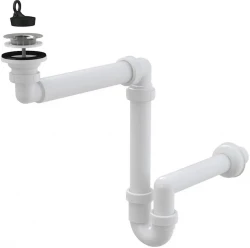 Alcadrain 1 - Alcadrain Priestorovo úsporný umývadlový sifón DN63 A413 (A413)