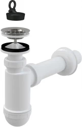 Alcadrain 1 - Alcadrain Sifón umývadlový DN40 s nerezovou mriežkou DN63 A41 (A41)