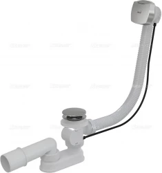 Alcadrain 1 - Alcadrain Sifón vaňový automat komplet, chróm A51CRM (A51CRM)