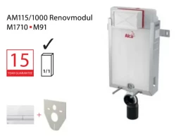 Alcadrain 1 - Set modul 3v1 Alcadrain AM115/1000 tlačidlo biele M370 Renovmodul AM115/1000-3:1 (AM115-3:1)