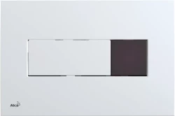 Alcadrain Ovládacie tlačidlo so senzorom pre predstenové inštalačné systémy Slim, biela (napájanie zo siete) M370S-SLIM (M370S-SLIM)