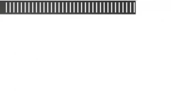 Alcadrain Rošt pre líniový podlahový žľab, čierna-mat PURE-1050BLACK (PURE-1050BLACK)