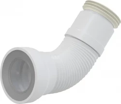 ALCAPLAST - Alca WC pripojovací kus flexi 280 - 550 mm DN100 A970 pevné zakončenie A970 (A970)